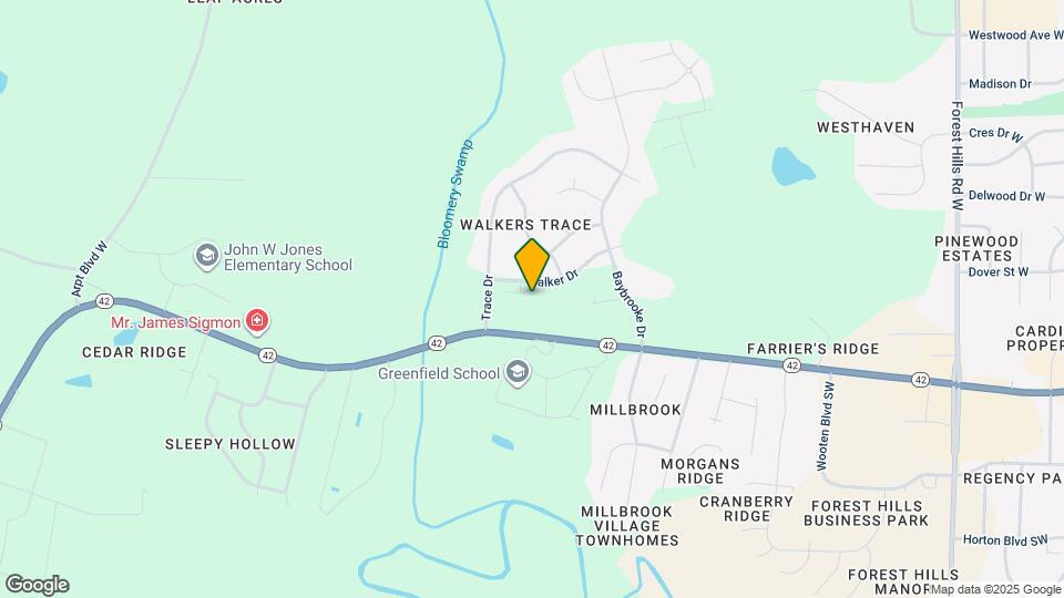 3509 Walker Dr Map and Location Details