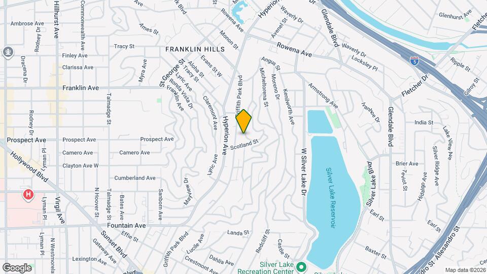 2319 Meadow Valley Terrace Map and Location Details