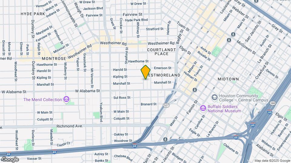 3613 Audubon Pl, Unit C Map and Location Details