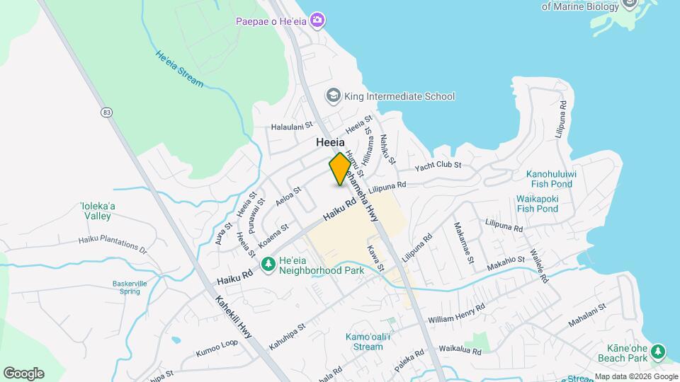 46-116-116 Ohala St Mapa y Detalles de la Ubicación