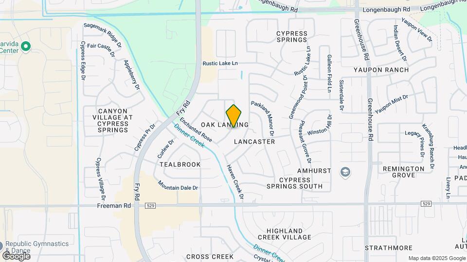 7442 Oakwood Canyon Dr Map and Location Details