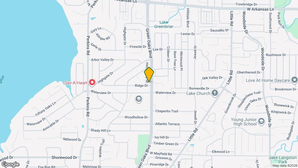 2819 Hedgeway Dr Mapa y Detalles de la Ubicación