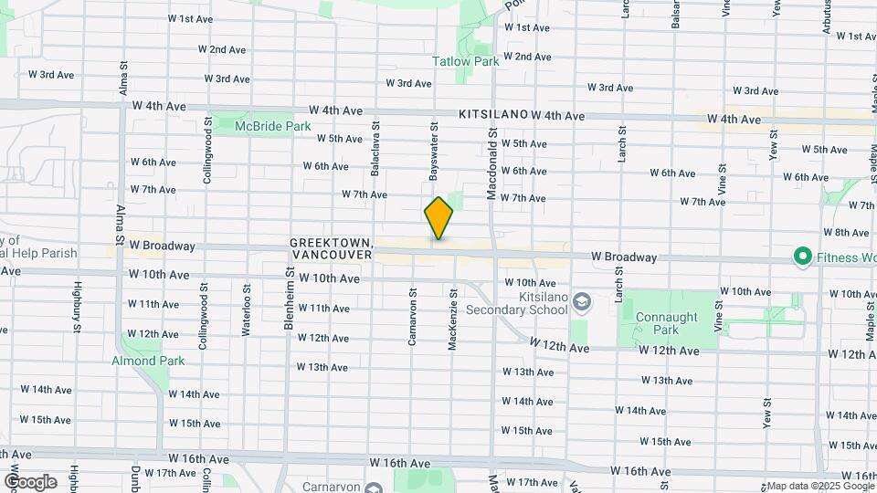 2933 W Broadway St Map and Location Details