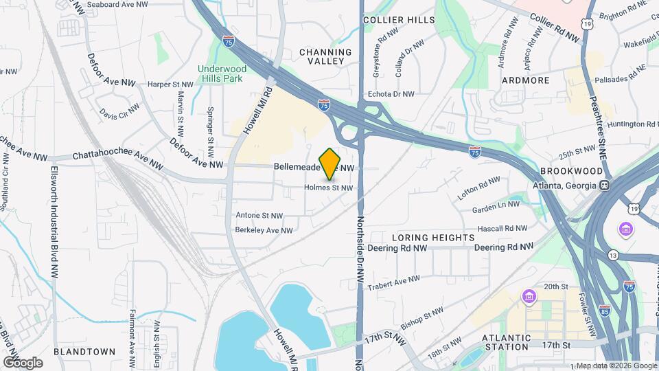 1630 Leona St NW Map and Location Details