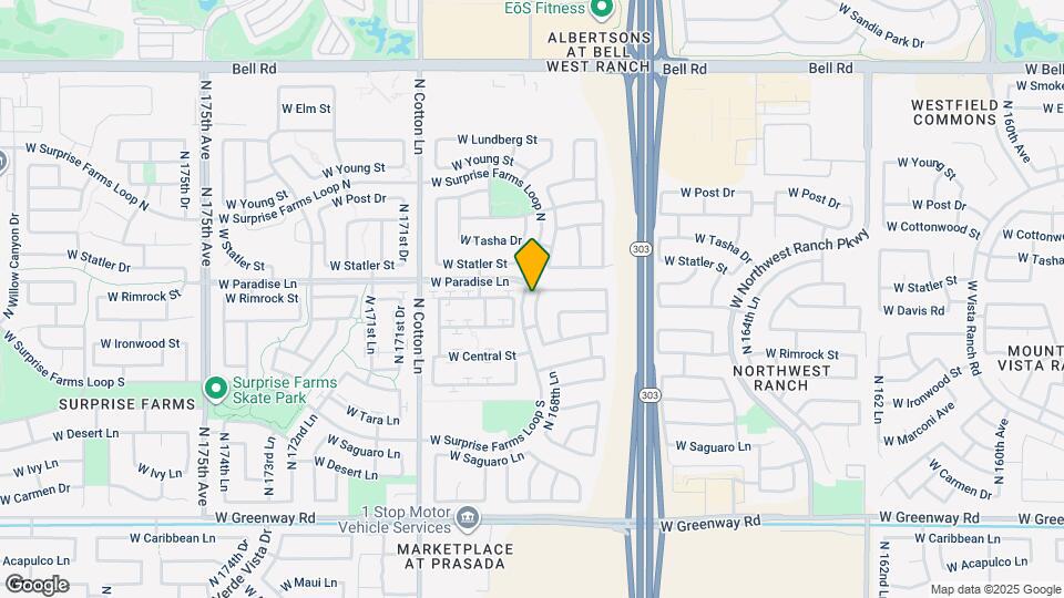 16142 N 168th Ln Map and Location Details