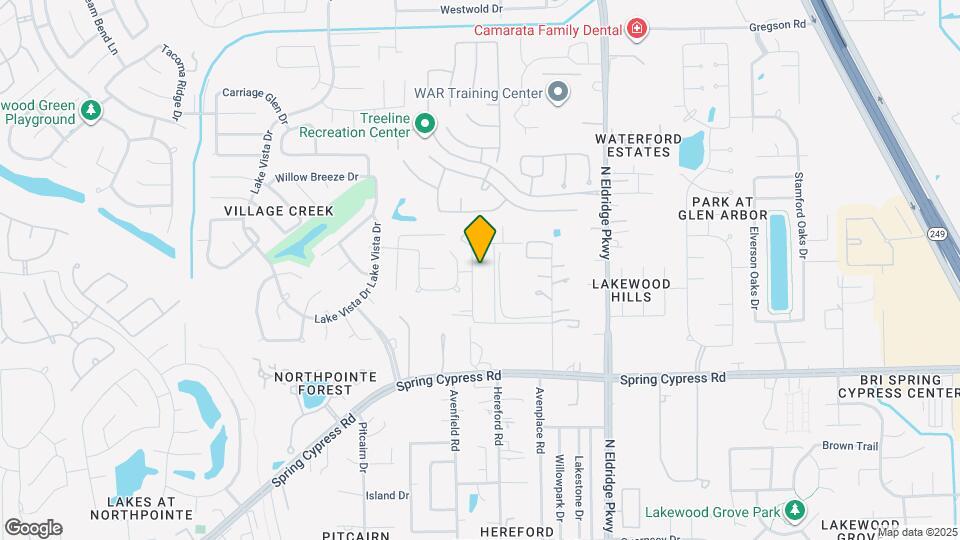 17322 Texas Willow Dr Map and Location Details