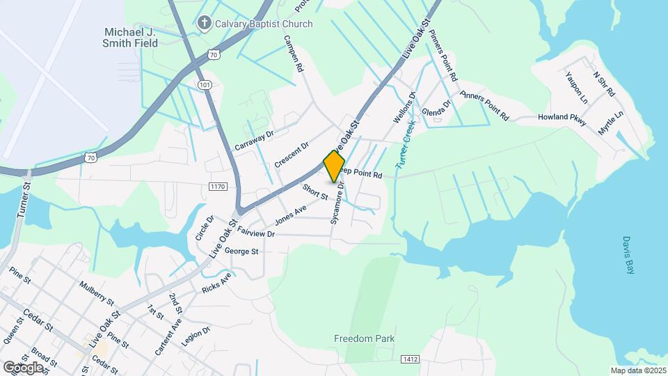 402 Sycamore Dr Map and Location Details