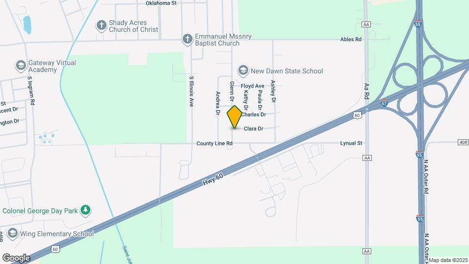 1002 Glenn Dr Map and Location Details