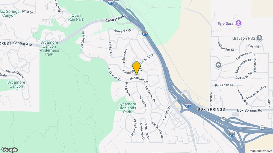 1454 Haddington Dr Mapa y Detalles de la Ubicación