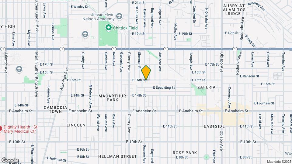 2208 E 15th St Map and Location Details