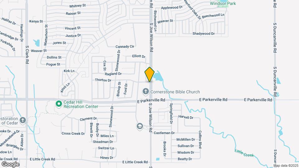 945 Thorton Dr Mapa y Detalles de la Ubicación