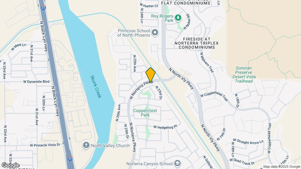 2344 W White Feather Ln Map and Location Details