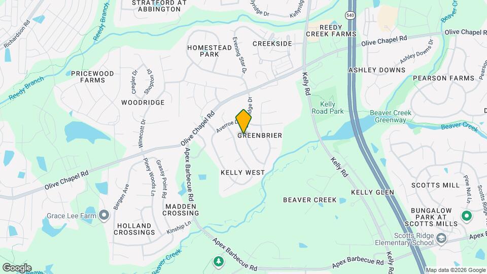 210 Brierridge Dr Map and Location Details