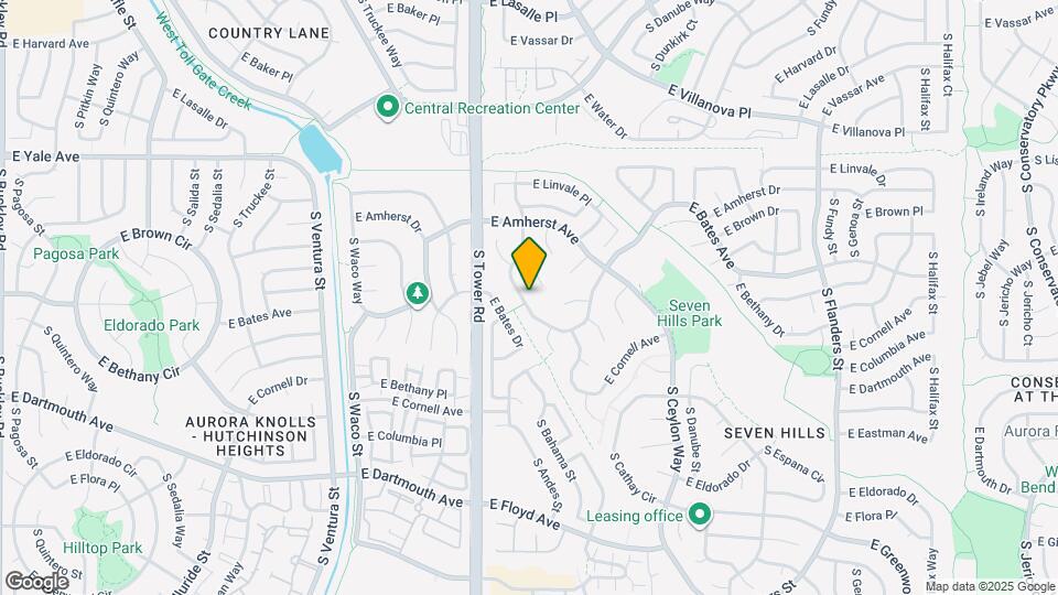 2924 S Argonne St Map and Location Details