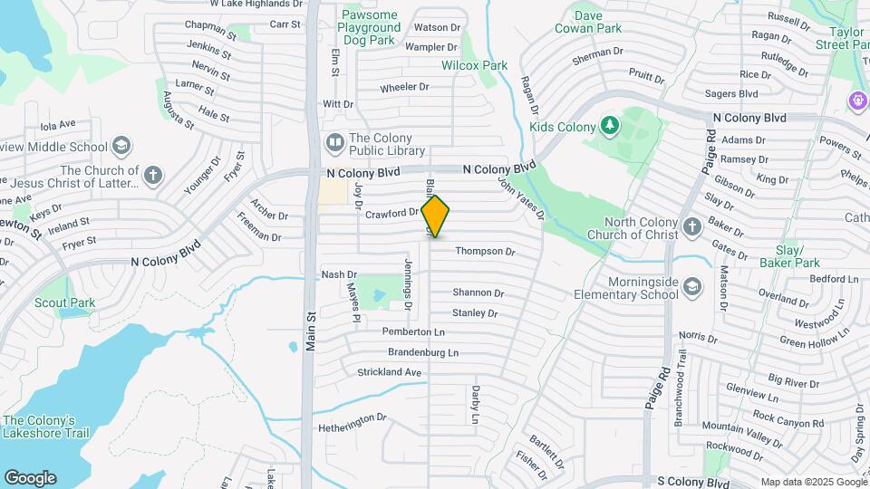 5001 Thompson Dr Map and Location Details