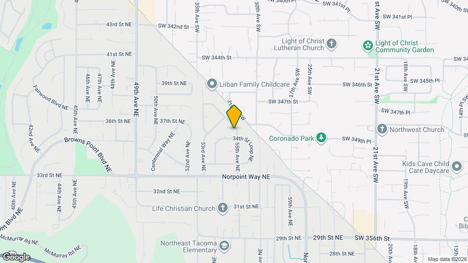 3510 55th Ave NE Map and Location Details