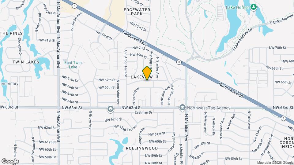 4712 NW 65th St Map and Location Details