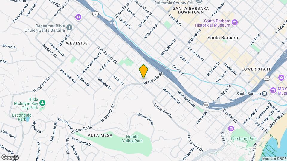 622 W Carrillo St Mapa y Detalles de la Ubicación