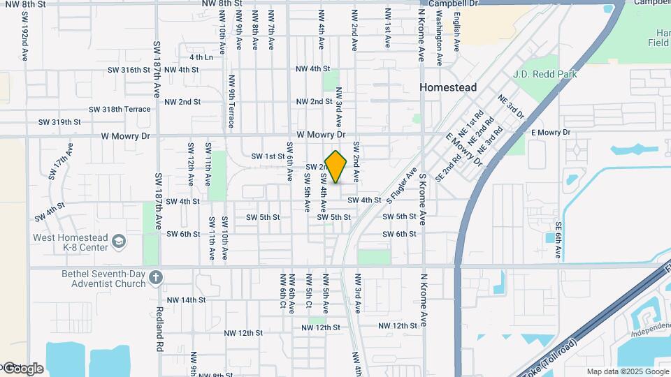 314 SW 3rd Ave Map and Location Details