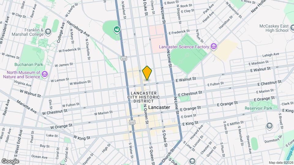 17 E Walnut St Map and Location Details