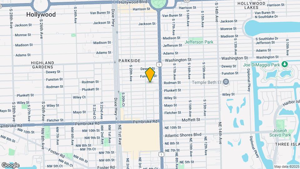 1842 Rodman St Map and Location Details