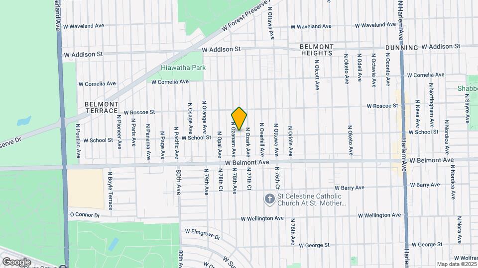 3301 N Ozanam Ave Map and Location Details