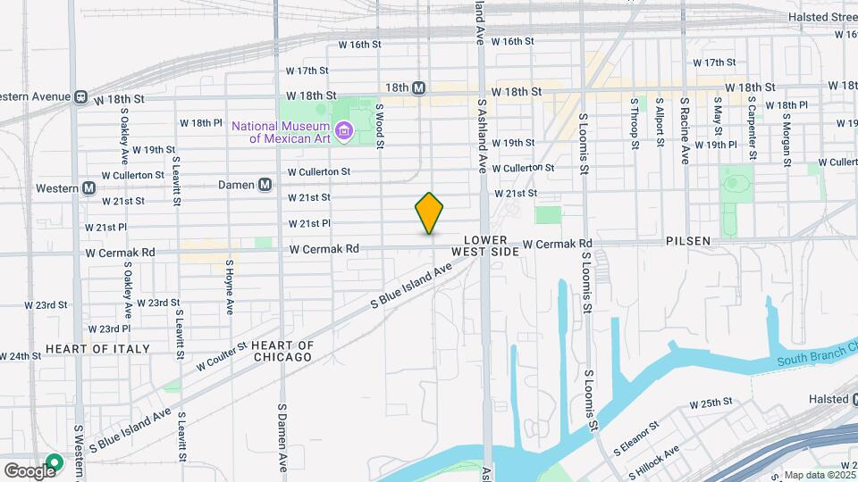 1700 W Cermak Rd Mapa y Detalles de la Ubicación