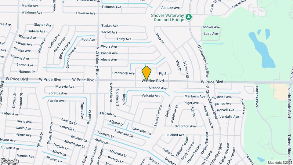 2531 W Price Blvd Map and Location Details