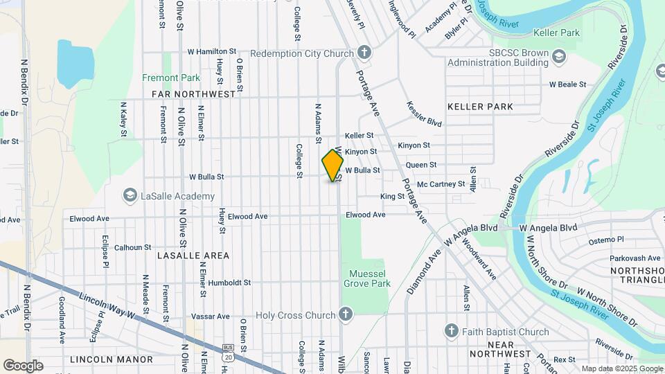1513 Wilber St Map and Location Details