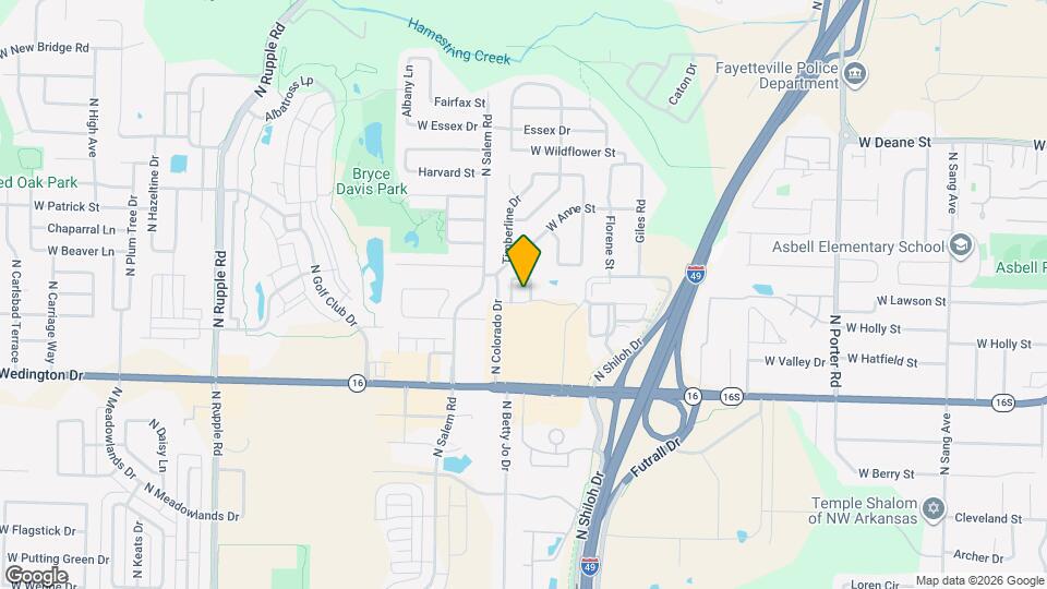 3165 W Montrail Pl Map and Location Details