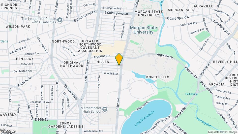 4024 Hillen Rd Mapa y Detalles de la Ubicación