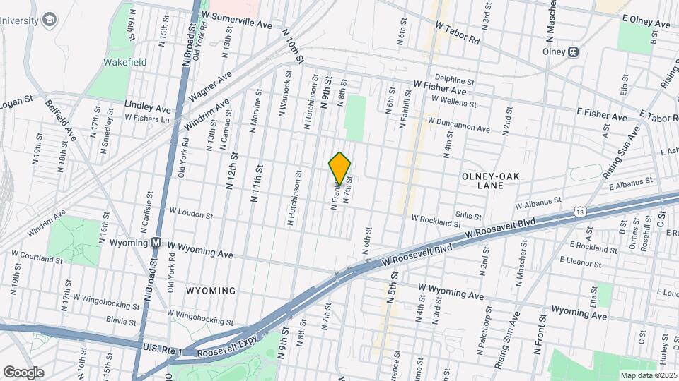 4929 N Franklin St Map and Location Details