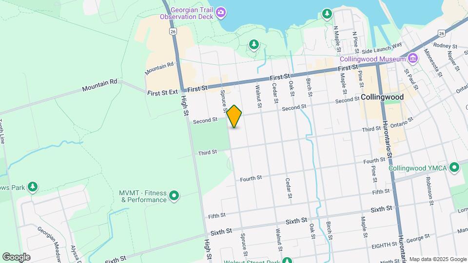 219 Spruce St Map and Location Details