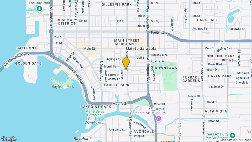 404 S Osprey Ave Map and Location Details