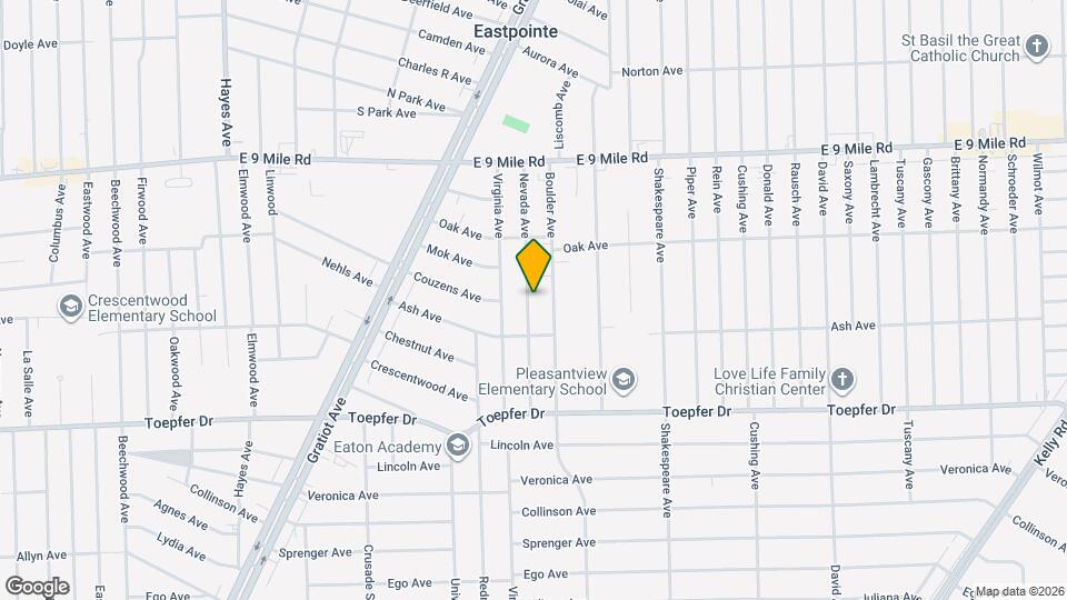 22066 Nevada Ave Map and Location Details