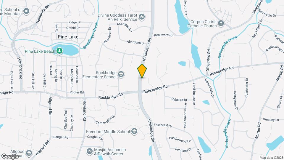 437 N Hairston Rd Map and Location Details