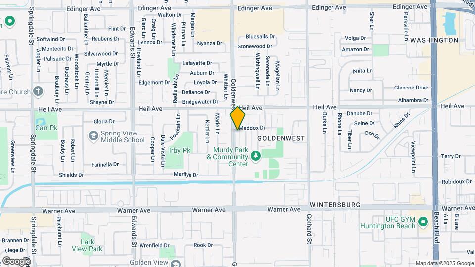 16622 Goldenwest St Map and Location Details