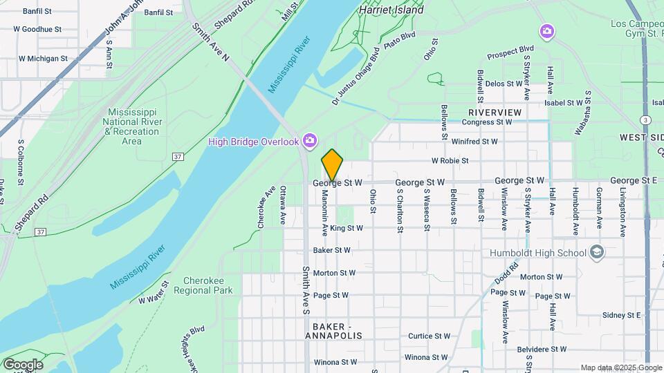 350 George St W Mapa y Detalles de la Ubicación