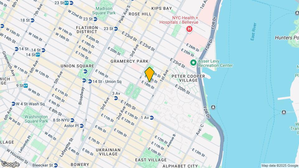 333 E 18th St Mapa y Detalles de la Ubicación