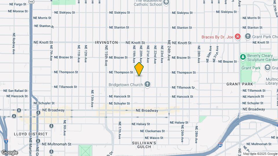 2217 NE 20th Ave Map and Location Details