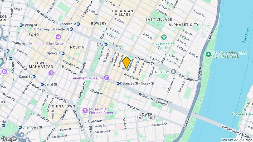 139 Norfolk St Mapa y Detalles de la Ubicación