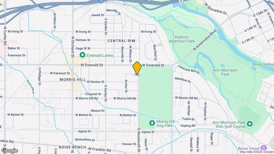 615 N Roosevelt St Map and Location Details