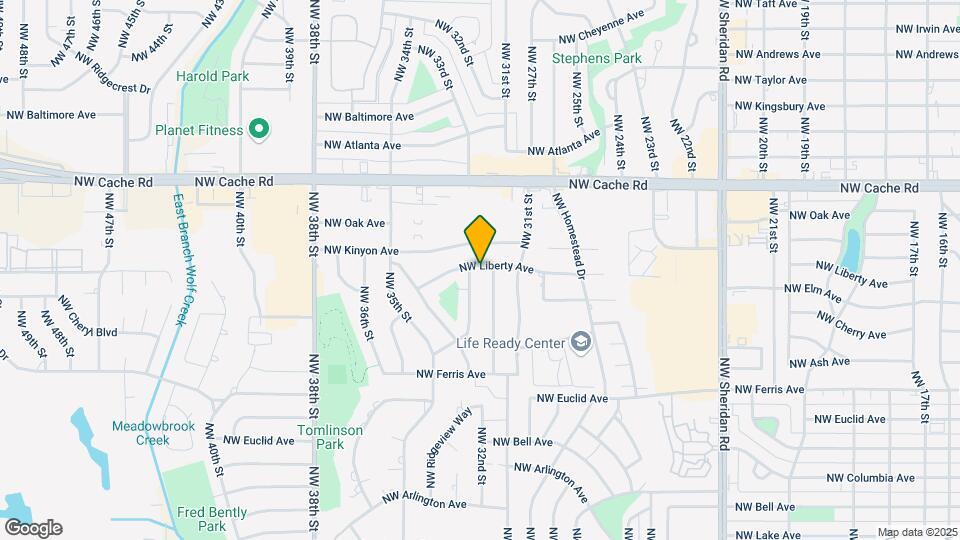 3206 NW Liberty Ave Map and Location Details