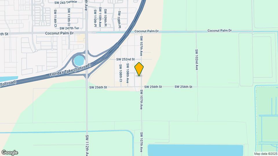 25442 SW 107th Ave Map and Location Details