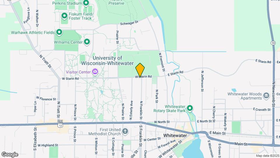 282 N Franklin St Map and Location Details