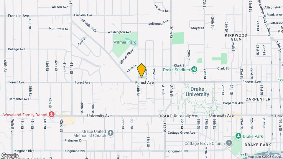 1415 34th St Map and Location Details