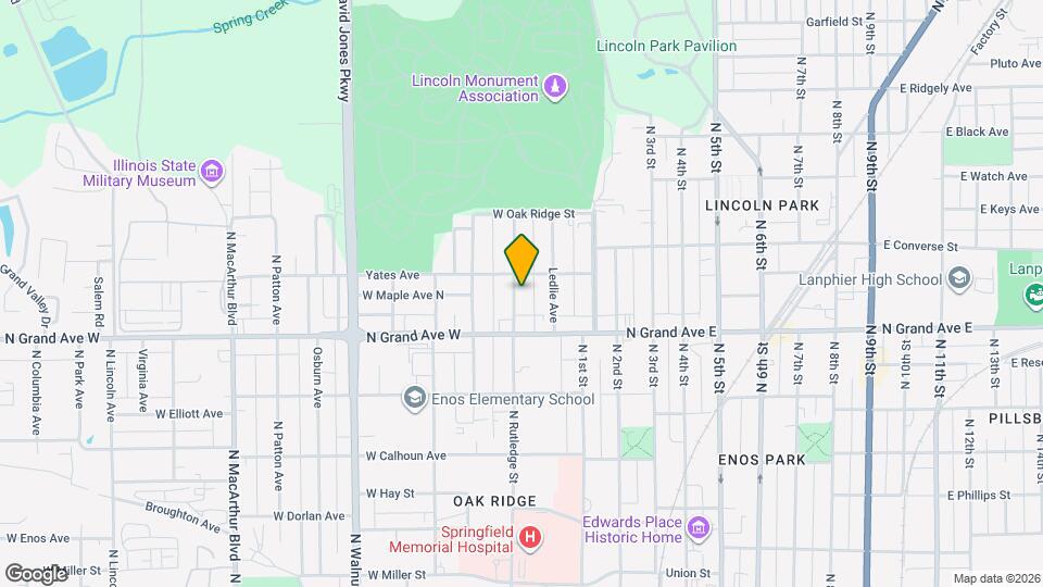 1224 N Rutledge St Mapa y Detalles de la Ubicación