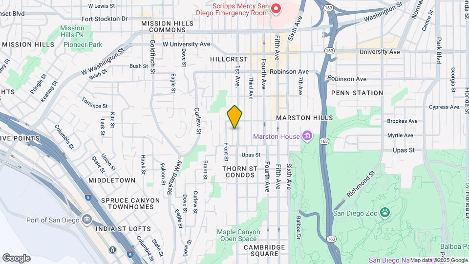 3570 1st Ave. Map and Location Details