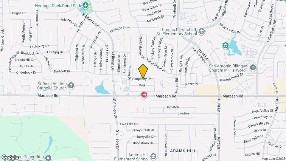 9654 Simplicity Dr Map and Location Details