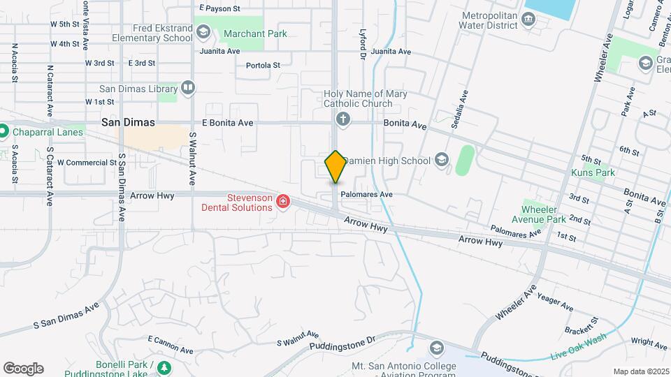 Villas at San Dimas-Unit -. Map and Location Details